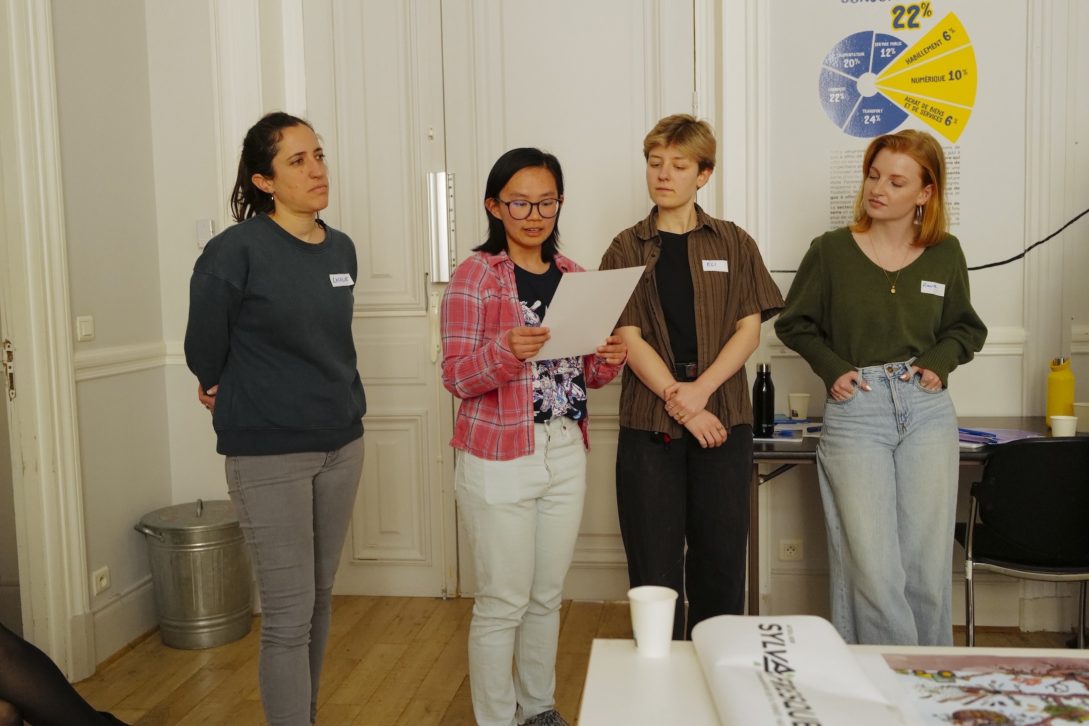 lecture du récit de l'atelier Sylvafresque